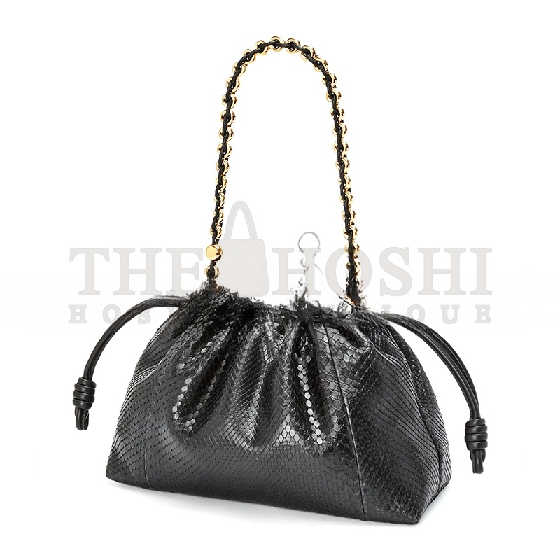 L0ew* MEDIUM FLAMENCO PURSE IN SNAKESKIN 012403-054 (30*20*10.5cm) Master Quality