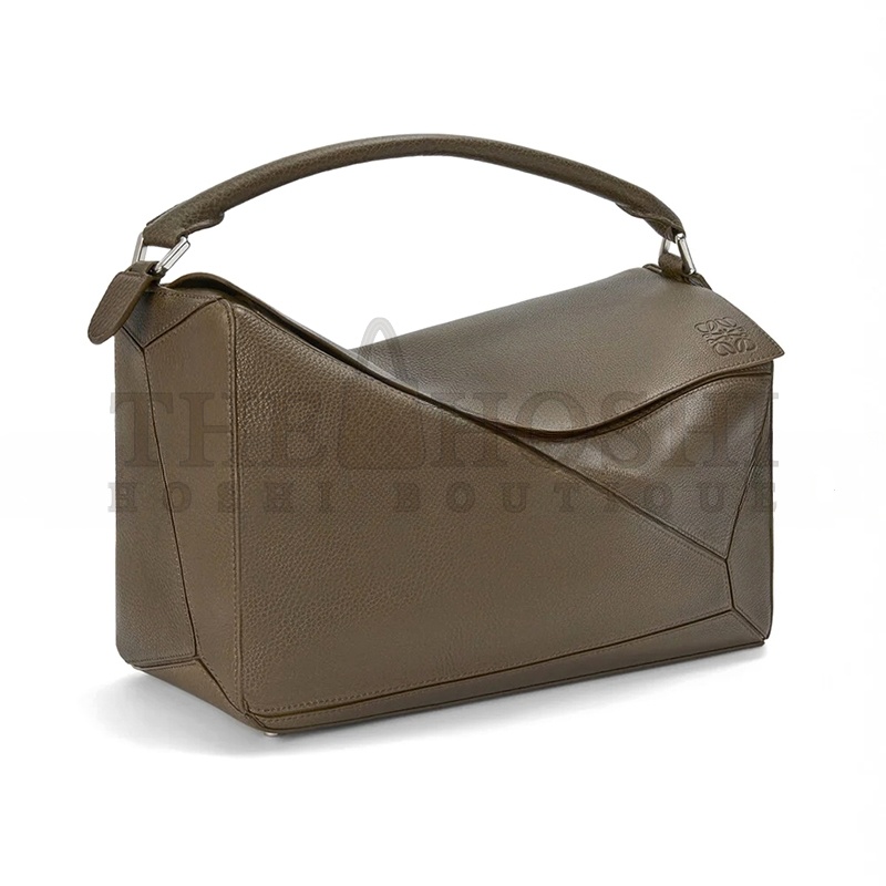 L0ew* LARGE PUZZLE BAG IN S*pPLE GRAINED CALFSKIN B510PNLX01 (33*21.5*14.7cm) Master Quality