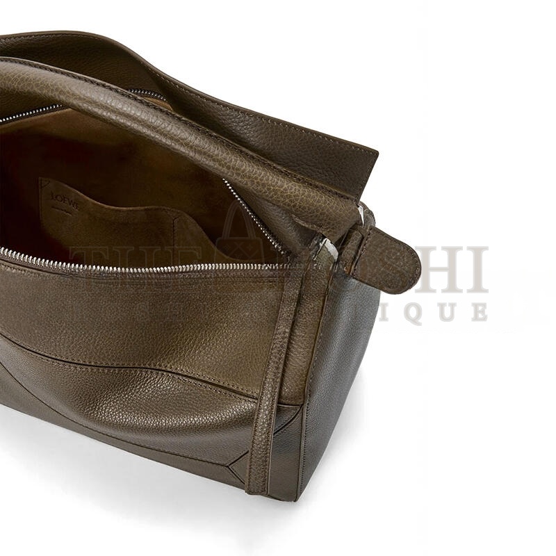 L0ew* LARGE PUZZLE BAG IN S*pPLE GRAINED CALFSKIN B510PNLX01 (33*21.5*14.7cm) Master Quality