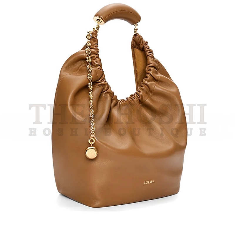 L0ew* MEDIUM SOFT NAPPA SHEEP LEATHER SQUEEZE BAG A914Q37X01-01(34*33*13.5cm) Master Quality