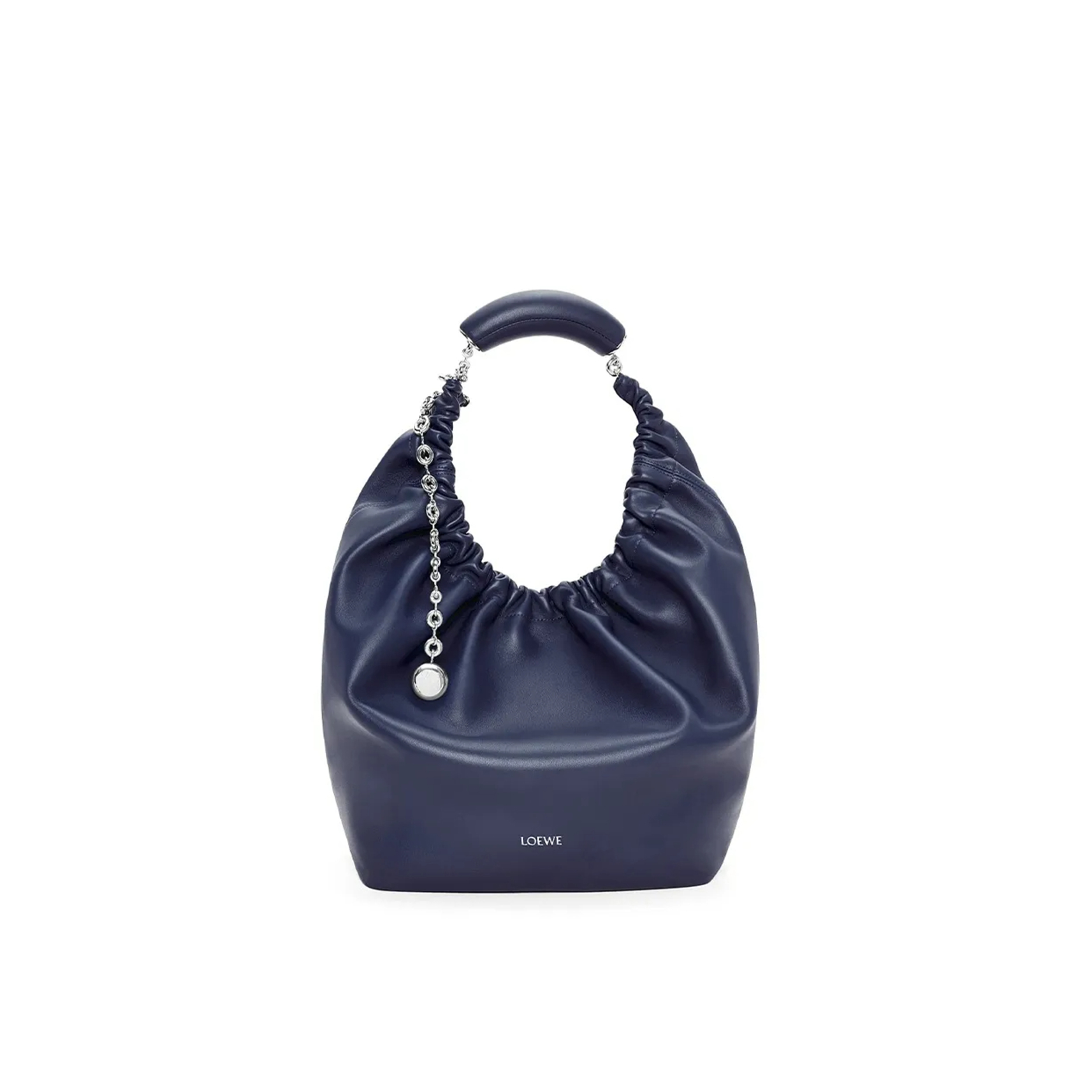 L0ew* MEDIUM SOFT NAPPA SHEEP LEATHER SQUEEZE BAG A914Q37X01-4467 (34*33*13.5cm) Master Quality