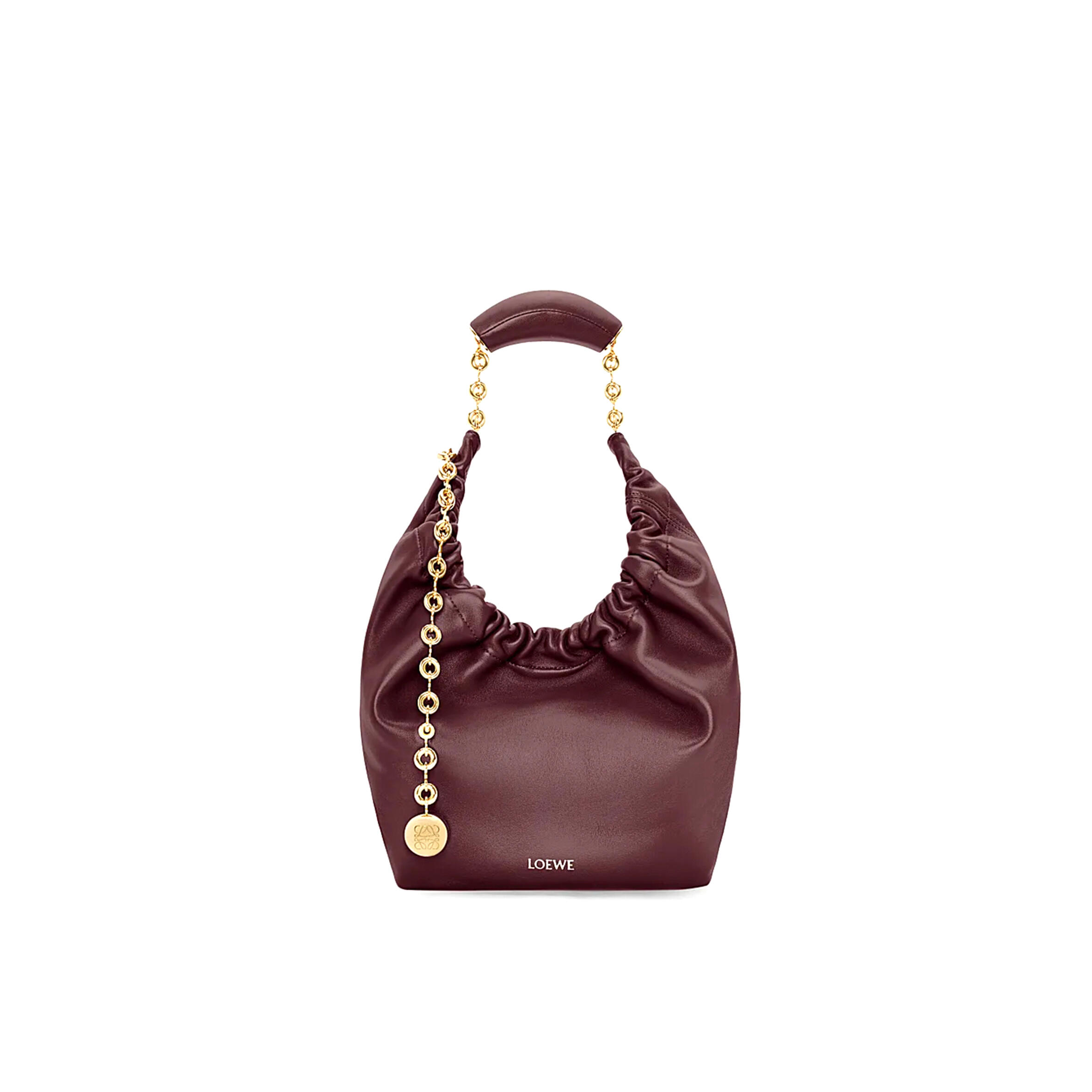 L0ew* SMALL SOFT NAPPA SHEEP LEATHER SQUEEZE BAG A914NCHX01-03 (29*24*10.5cm) Master Quality