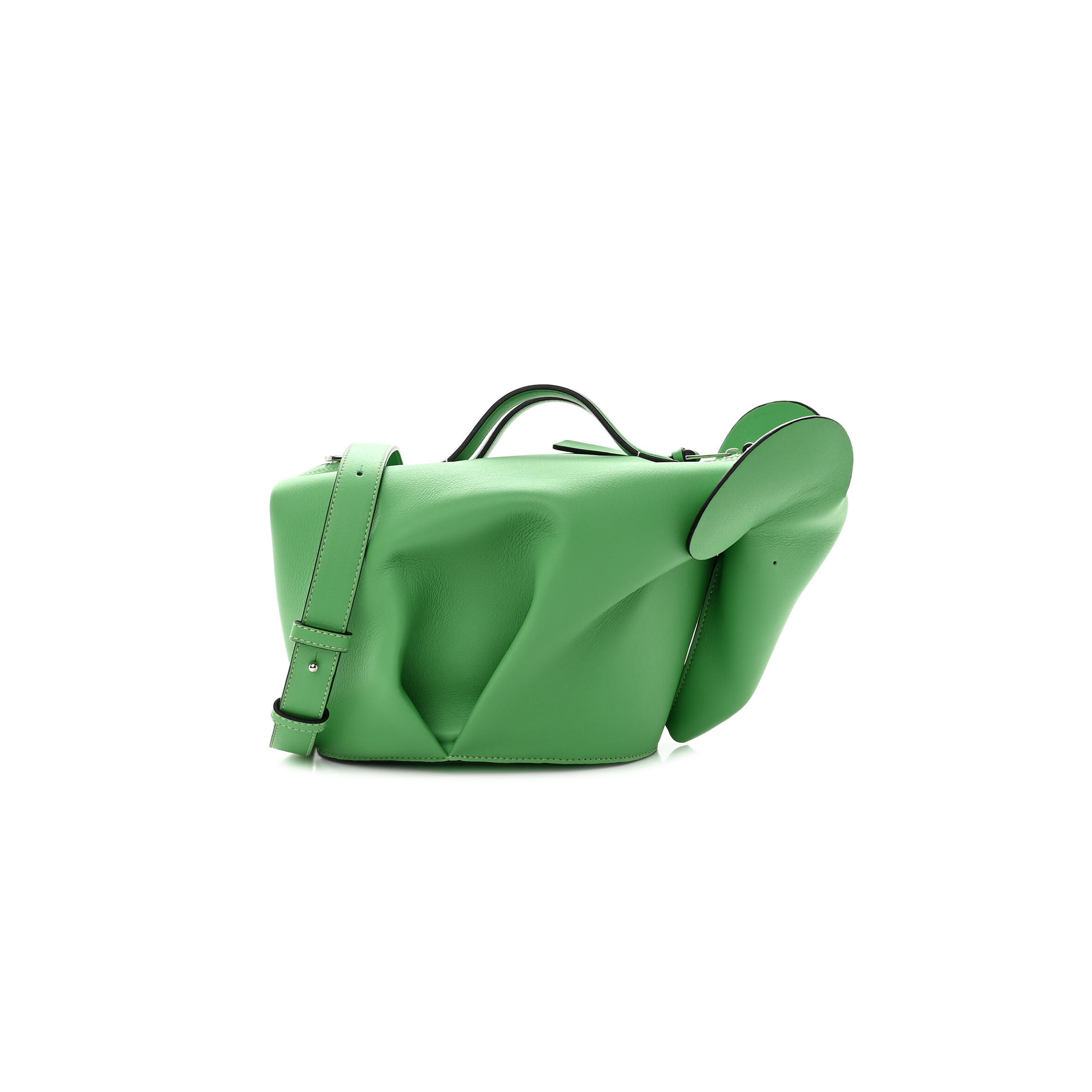 L0ew* CALFSKIN LARGE ELEPHANT CROSSBODY BAG APPLE GREEN (20*15*14cm) Master Quality