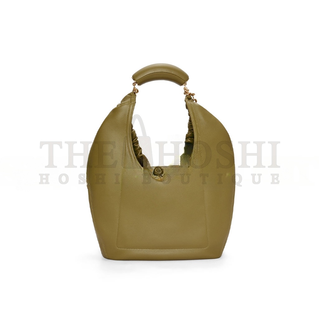 L0ew* MEDIUM SQUEEZE BAG IN MELLOW NAPPA LAMBSKIN A914Q37X01 (34*33*13.5cm) Master Quality