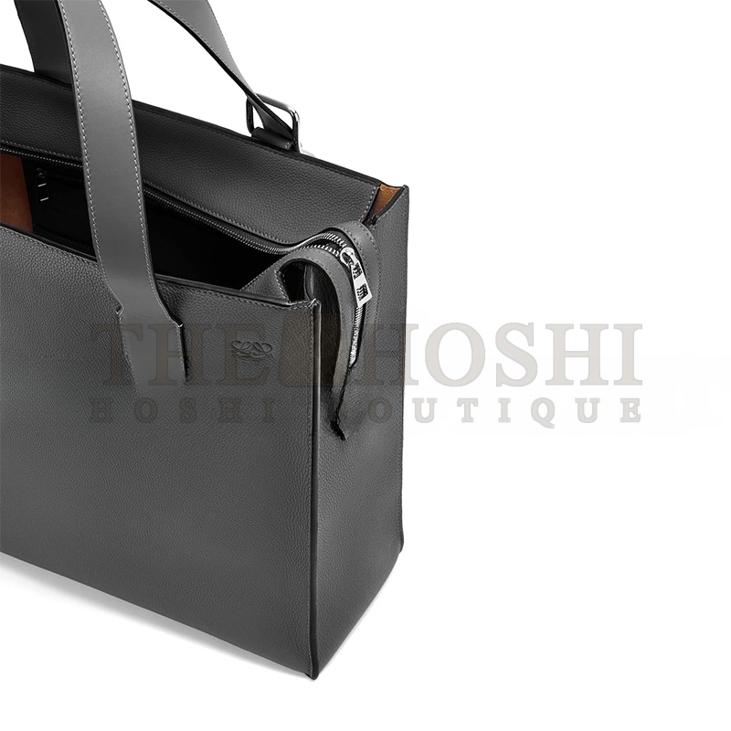 L0ew* BUCKLE ZIP TOTE IN SOFT GRAINED CALFSKIN B692K99X03 (36.5*33.5*13cm) Master Quality
