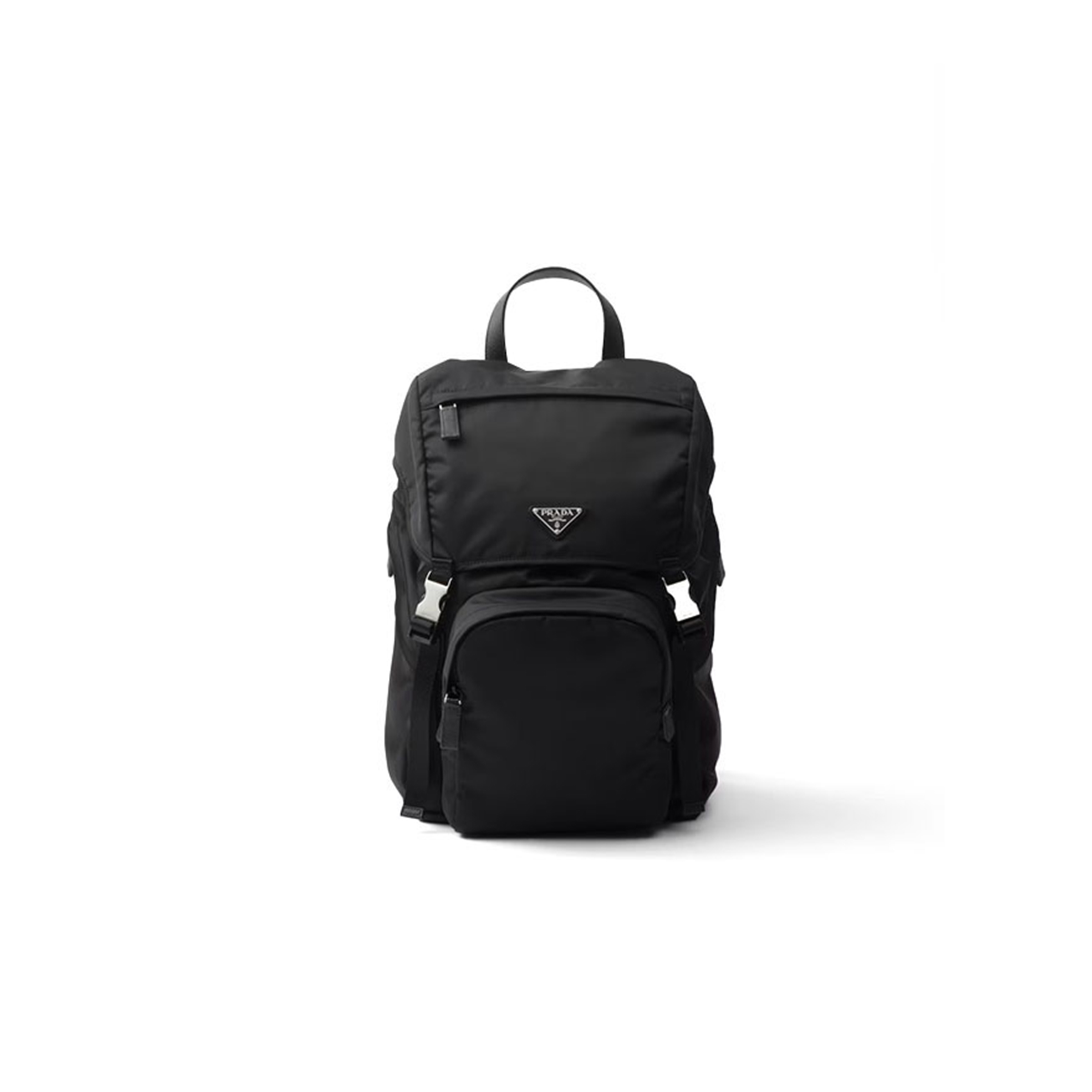 Pra*a RE-NYLON AND SAFFIANO LEATHER BACKPACK 2VZ135 (45*27*17cm) Master Quality