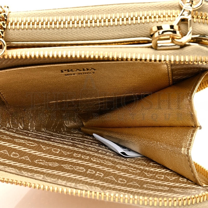 Pra*a SATIN CRYSTAL MINI TRIANGLE CROSSBODY POUCH PLATINO 1NR015 (15*10cm) Master Quality