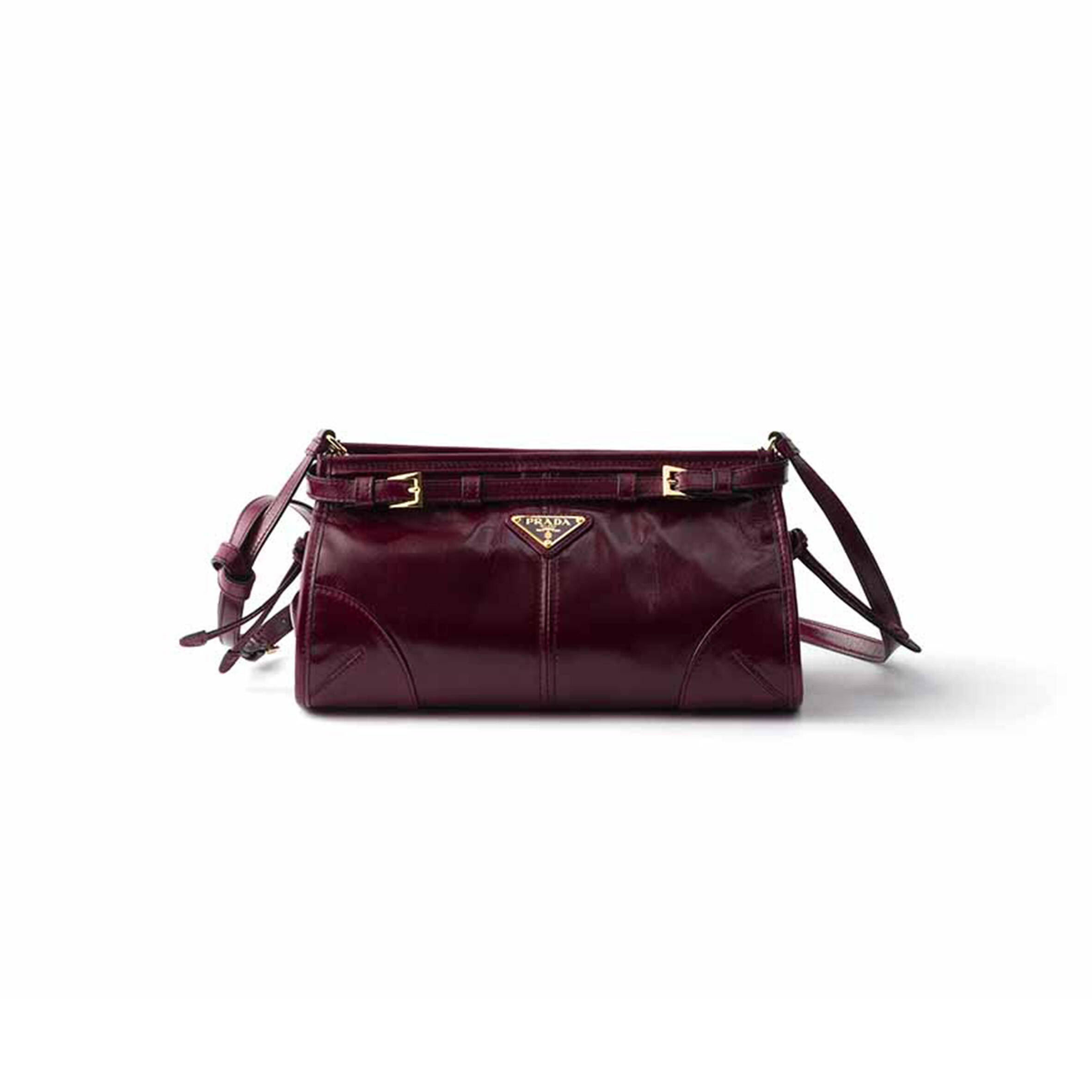 Pra*a BONNIE SMALL LEATHER SHOULDER BAG 1BH215 (26*14*12cm) Master Quality