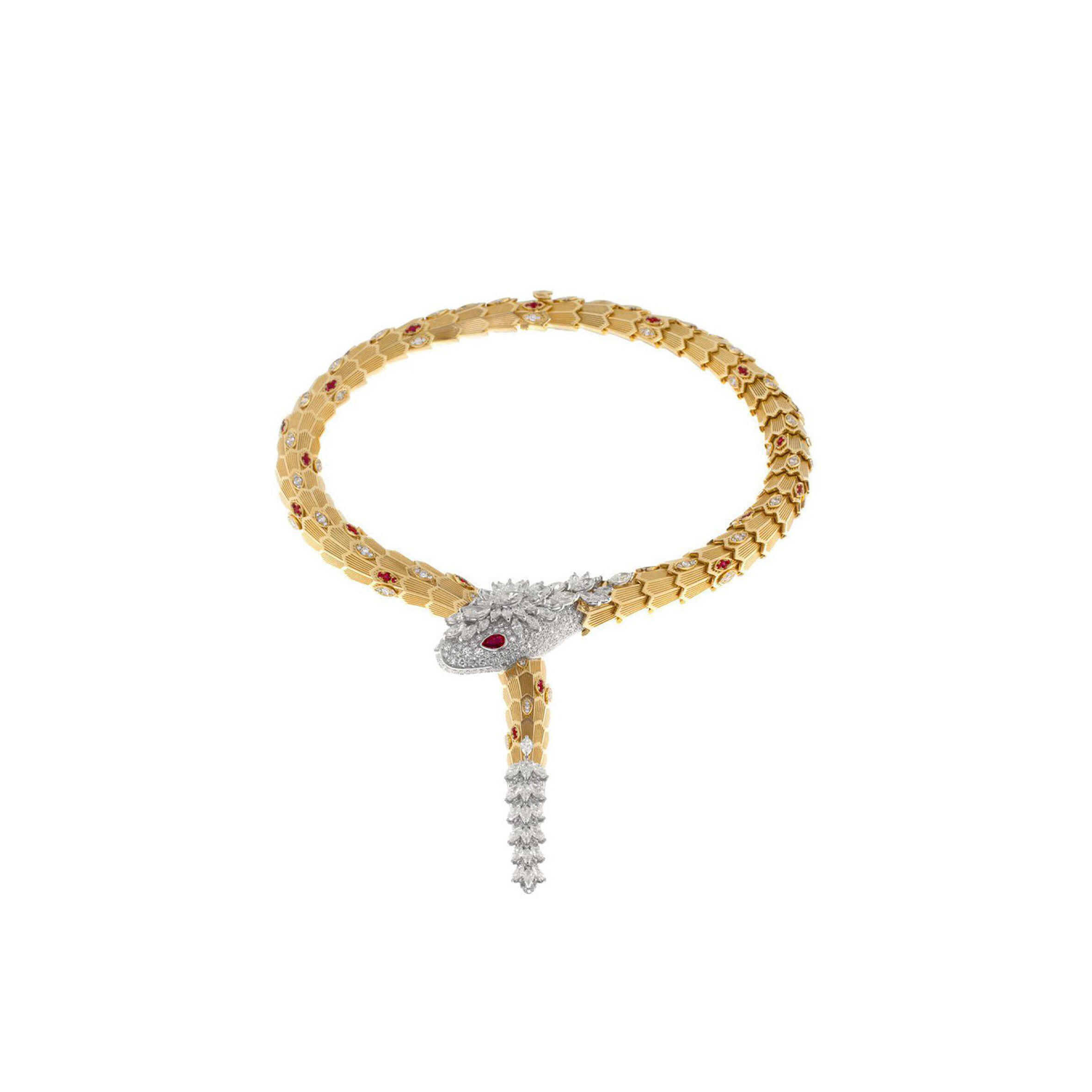 Bv1g*ai SERPENTI SERPENTI NECKLACE Master Quality