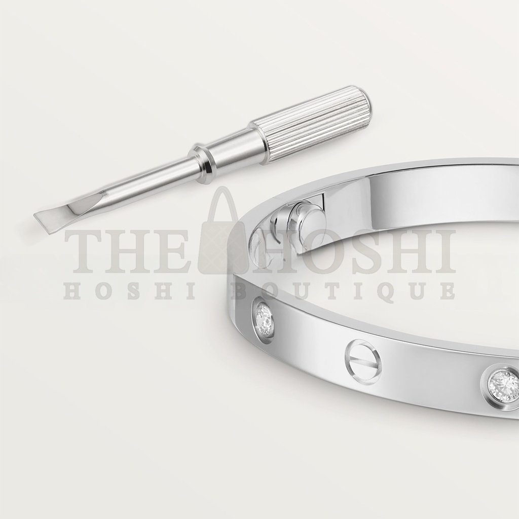 Ca*t1er LOVE BRACELET, 4 D1am0ndS B6070117 Master Quality