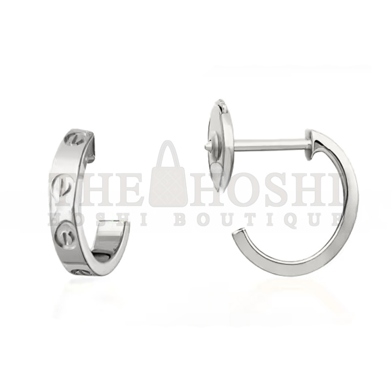 Ca*t1er LOVE HOOP EARRINGS, SMALL MODEL B8028900 Master Quality