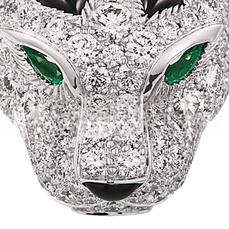 Ca*t1er PANTHÈRE DE Ca*t1er PENDANT, PAVED N7424342 Master Quality