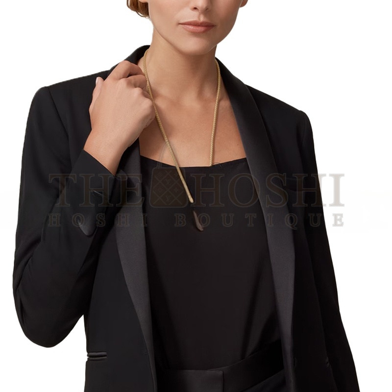 Ca*t1er PANTHÈRE DE Ca*t1er NECKLACE, PAVED N7408338 Master Quality