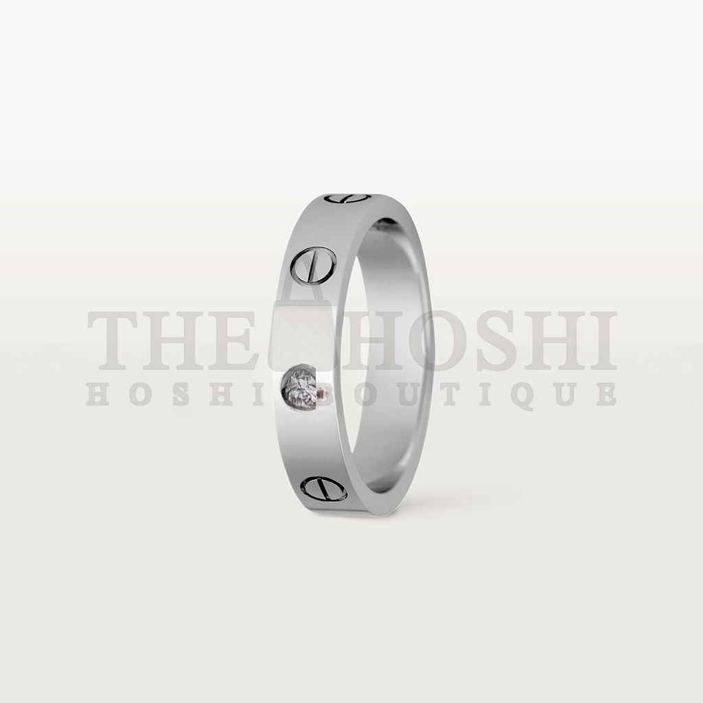 Ca*t1er  LOVE WEDDING BAND, 1 D1am0nd  B4050500 Master Quality