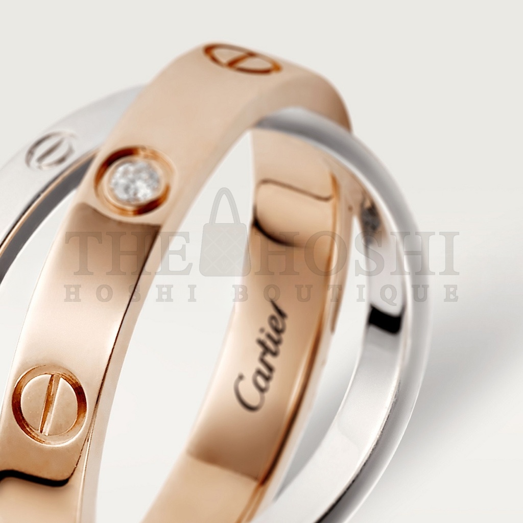 Ca*t1er  LOVE RING, 6 D1am0ndS B4094300 Master Quality