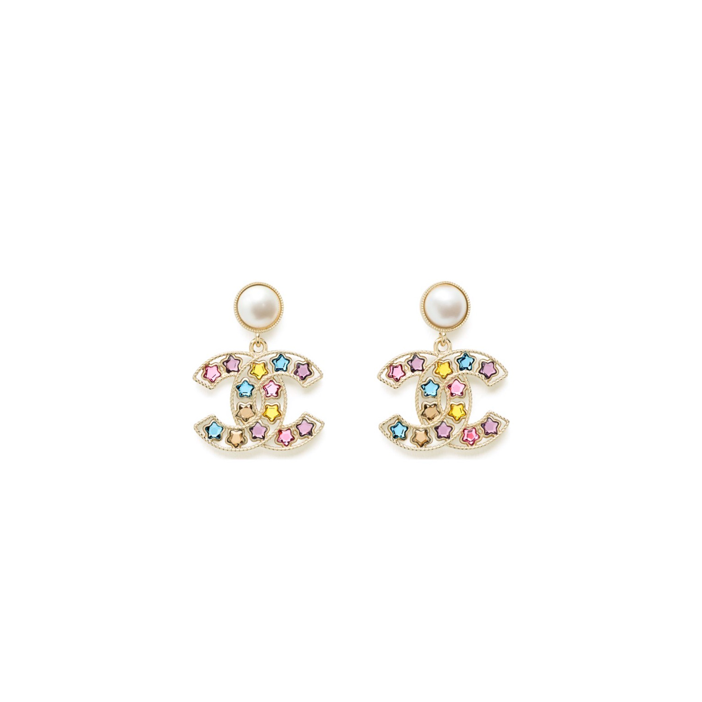 Ch**el COLORFUL STAR EARRINGS ABF197 Master Quality