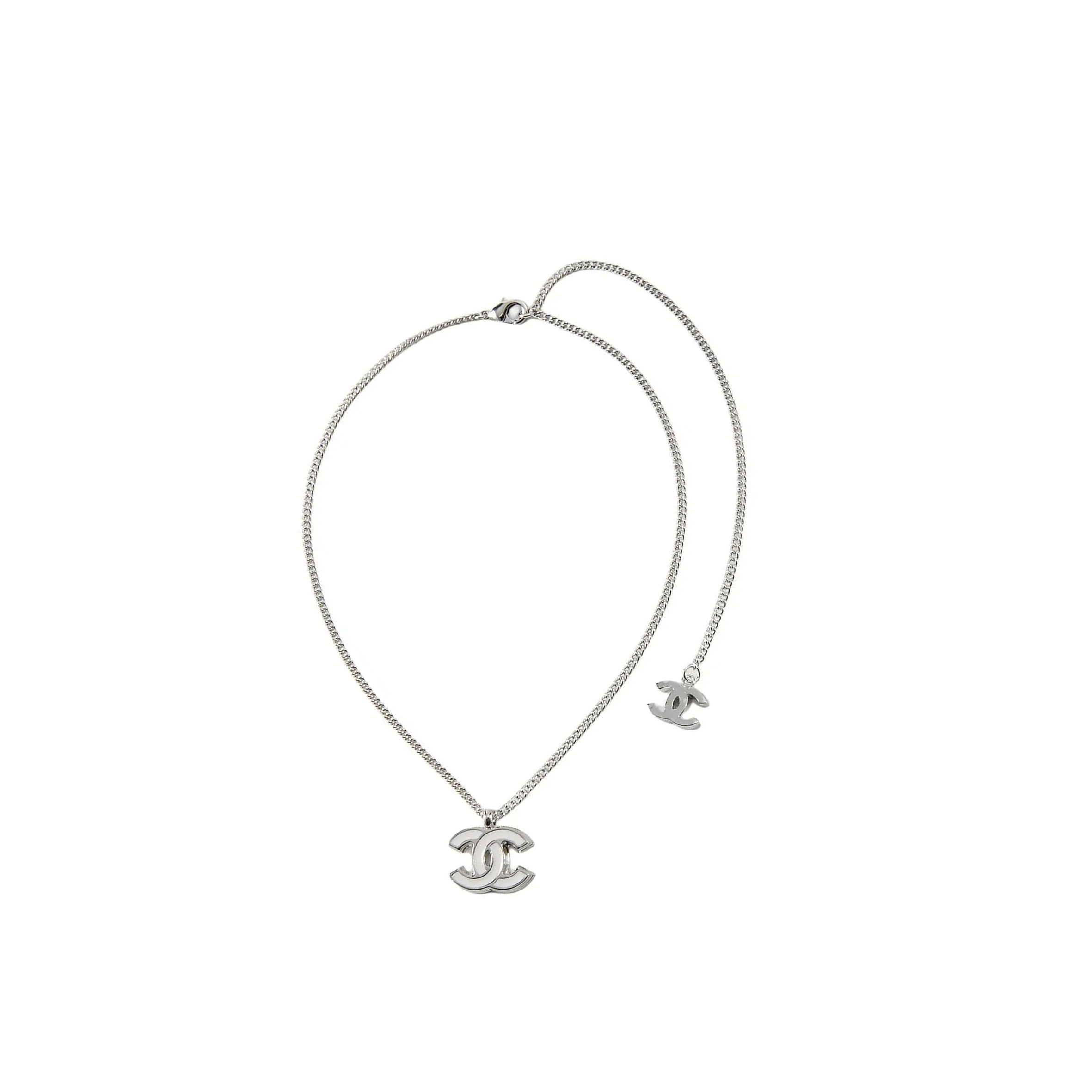 Ch**el DOUBLE C NECKLACE Master Quality