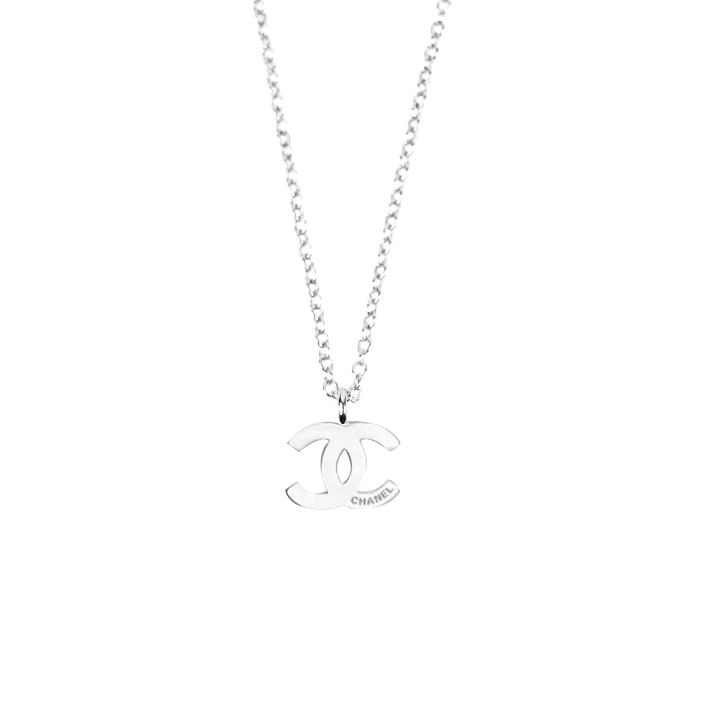 Ch**el DOUBLE C NECKLACE Master Quality