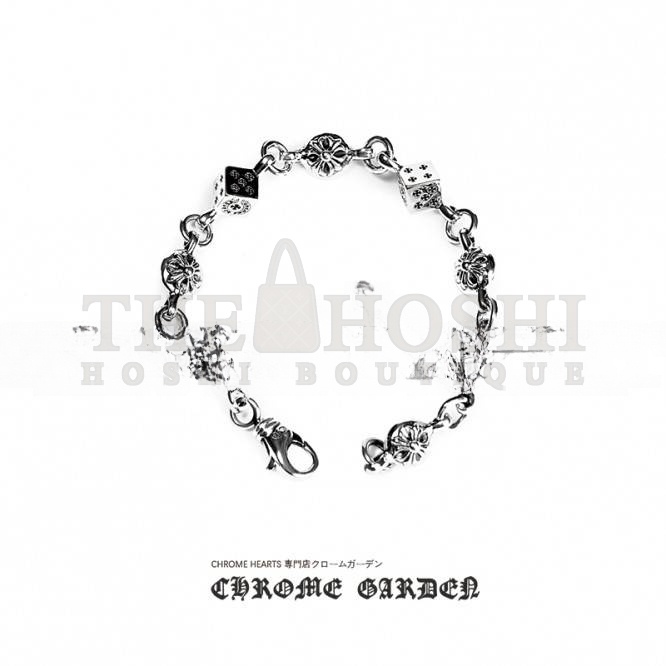 Ch*0me He**ts  DICE AND CROSSBALL BRACELET Master Quality