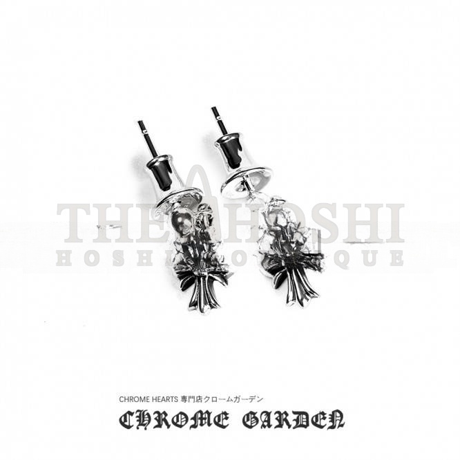 Ch*0me He**ts CROSS BABYFAT DROP EARRINGS Master Quality