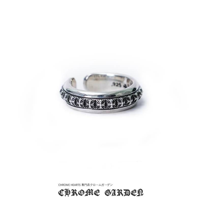 Ch*0me He**ts CH PLUS PYRAMID OPEN BAND RING Master Quality