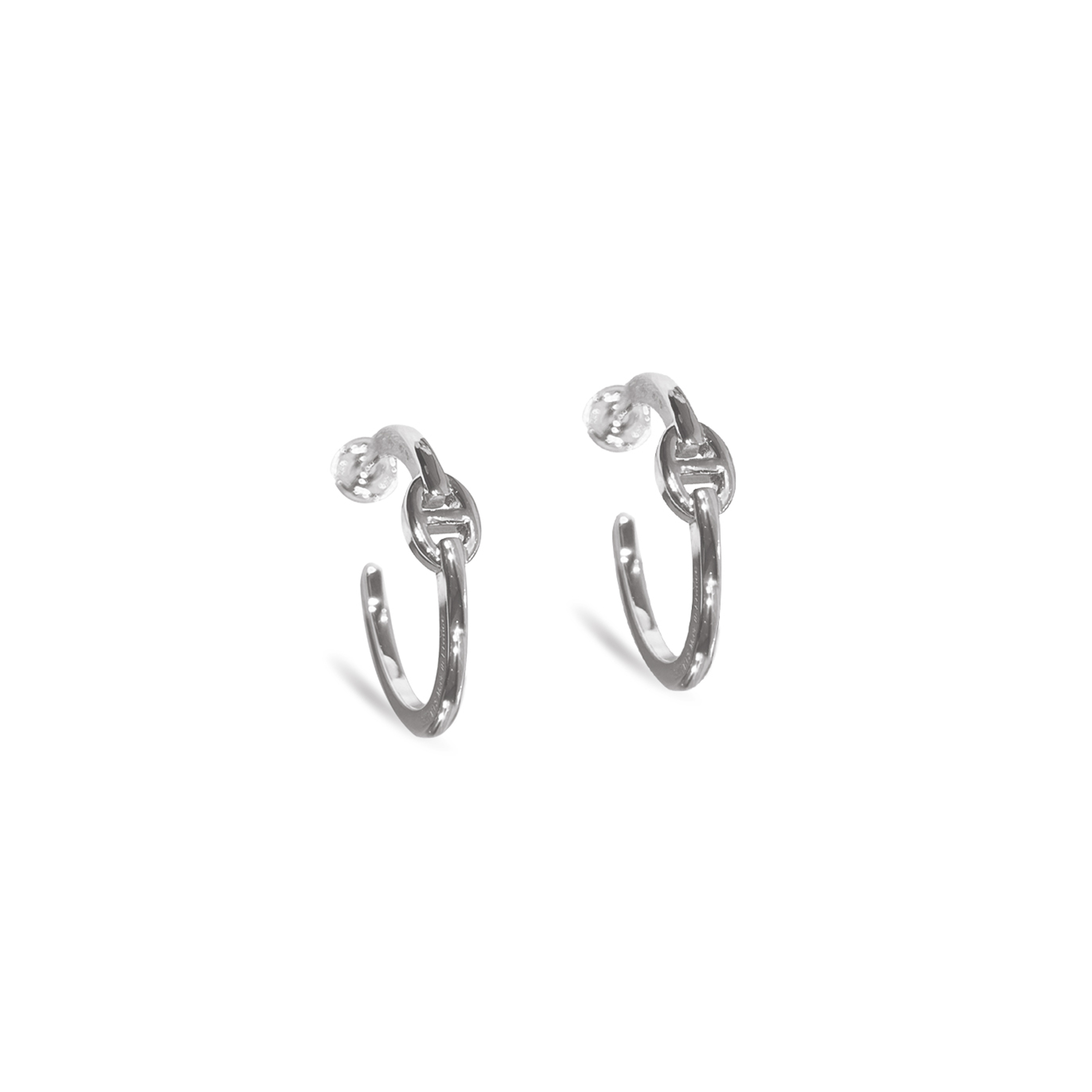 H**me5 CHAINE D'ANCRE ENCHAINEE EARRINGS, LARGE MODEL H109510V00 Master Quality