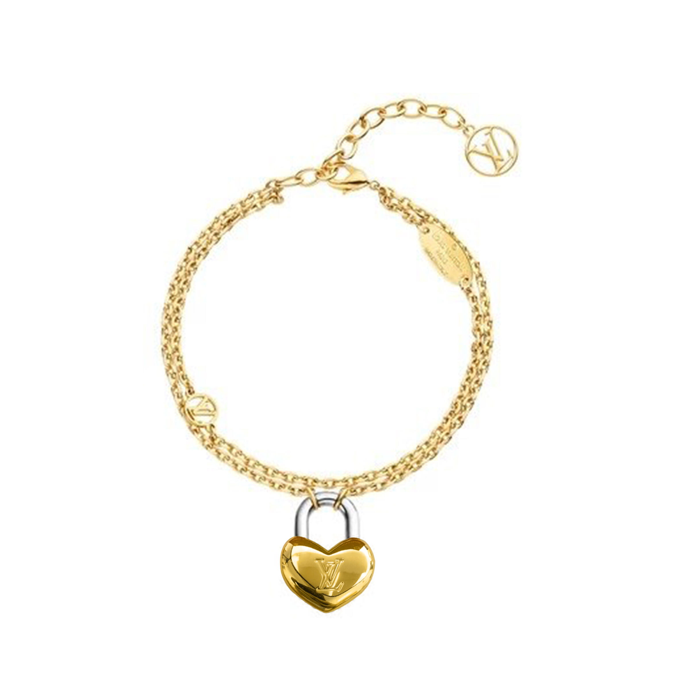 L0vis Vvtt0n LV CRAZY IN LOCK BRACELET GOLD SILVER M1583A Master Quality