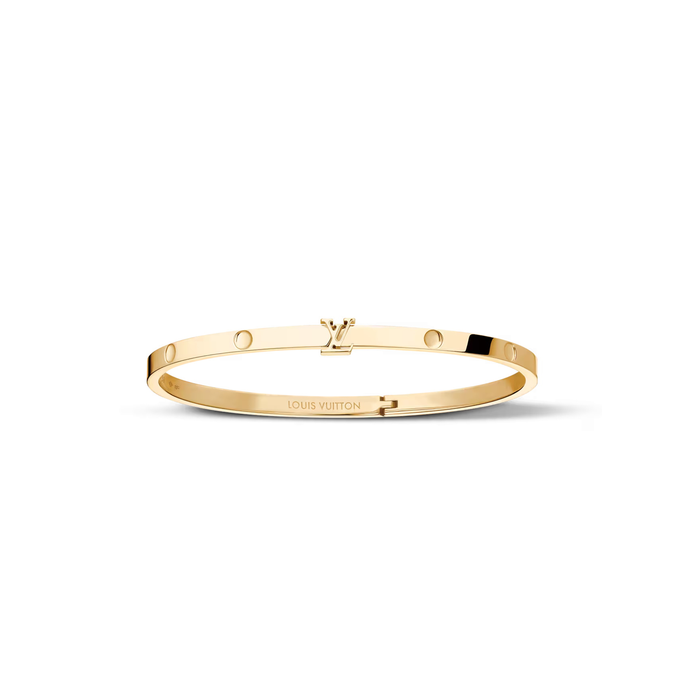 L0vis Vvtt0n EMPREINTE SMALL BANGLE, YELLOW GOLD Q05319 Master Quality