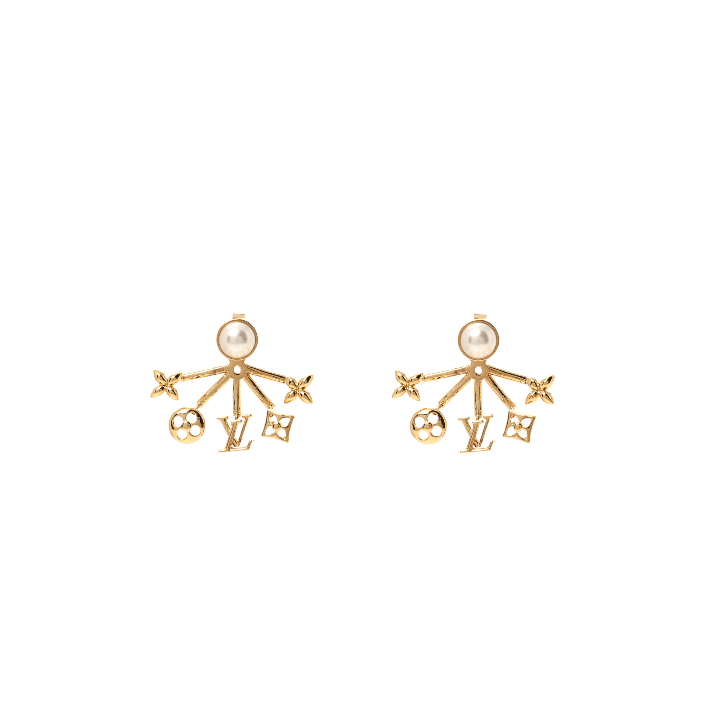 L0vis Vvtt0n METAL CRUISER EARRINGS GOLD M00601 Master Quality