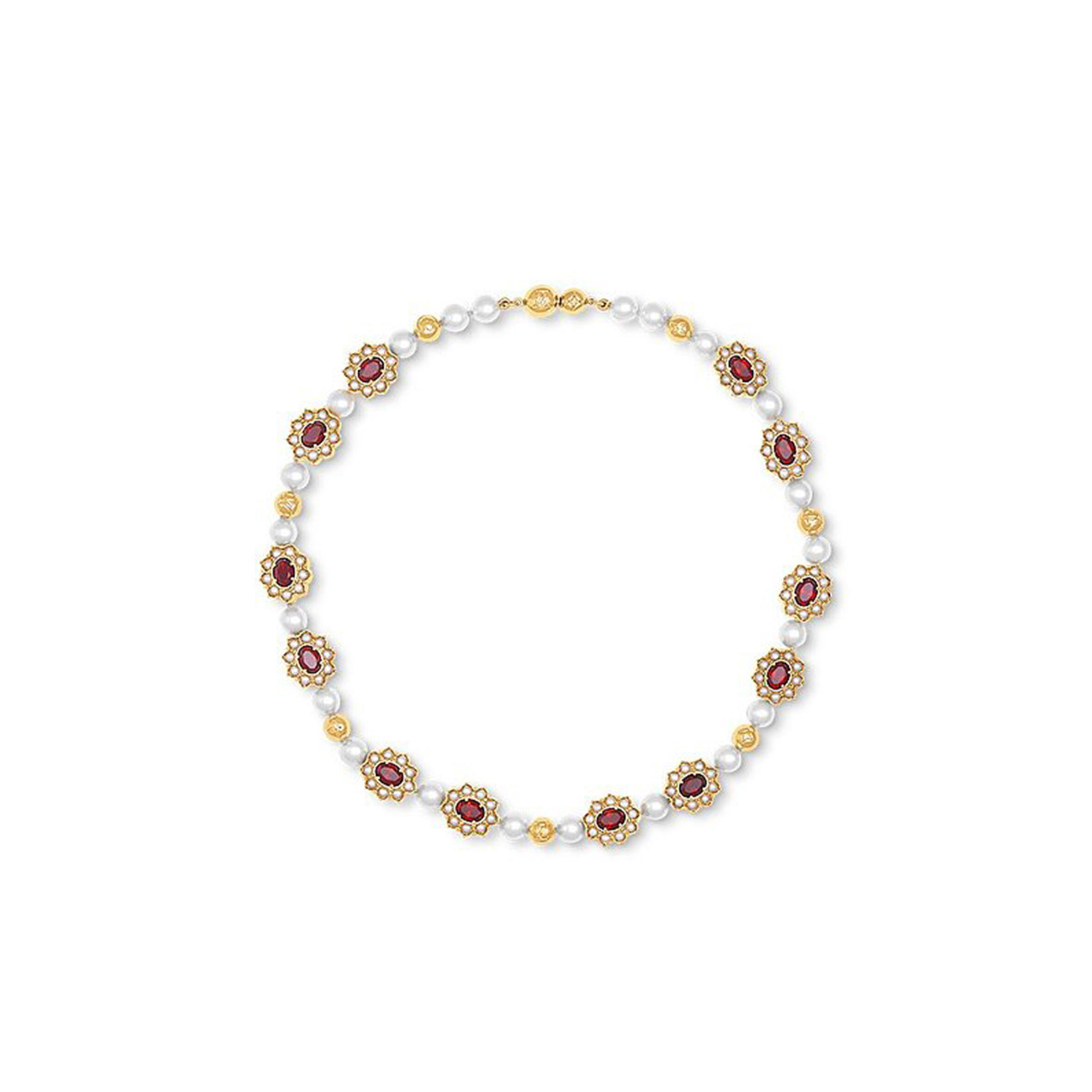 L0vis Vvtt0n LV DYNASTY FLOWER NECKLACE M01763 Master Quality