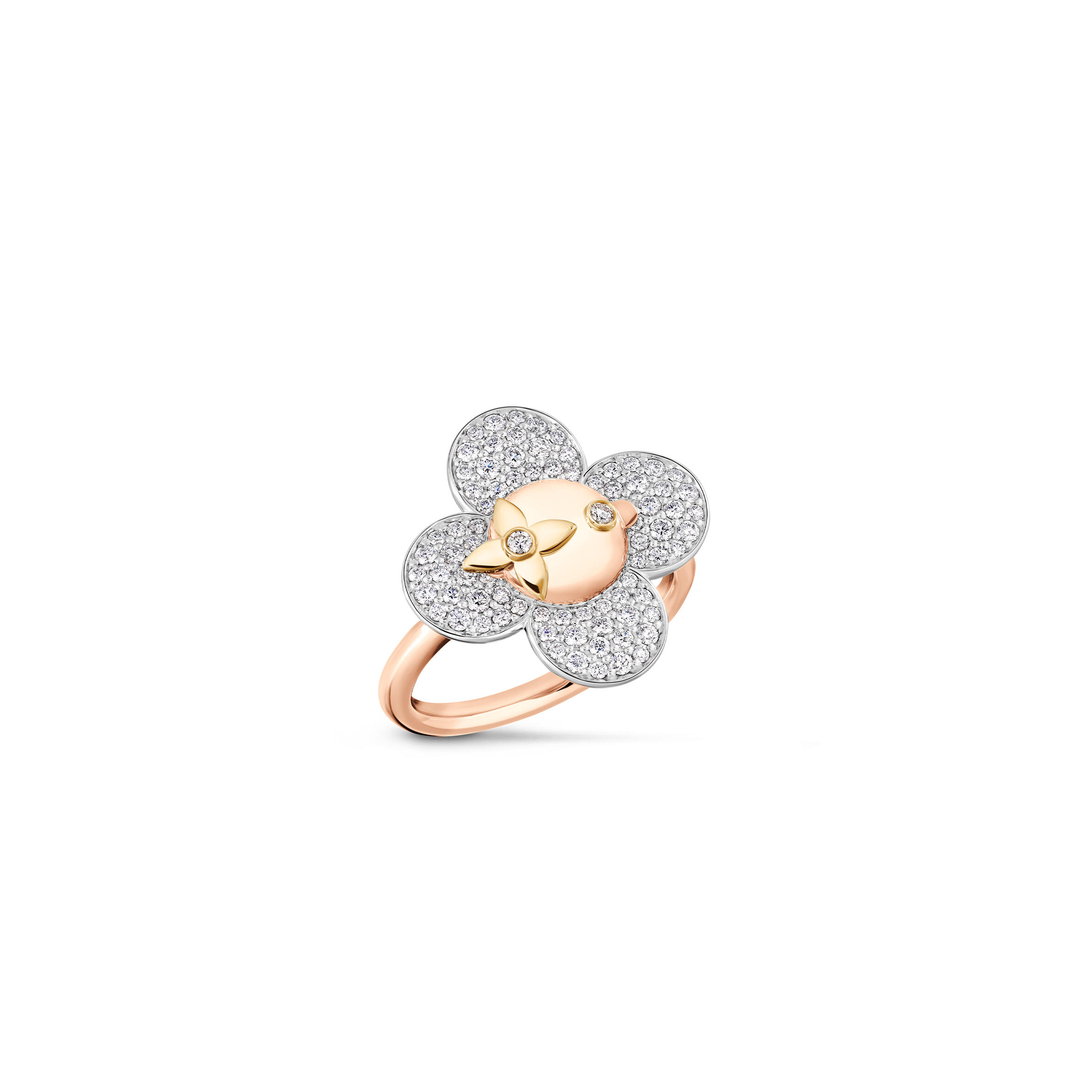 L0vis Vvtt0n VIVIENNE RING, 3 GOLDS AND D1am0ndS Q0T48G Master Quality