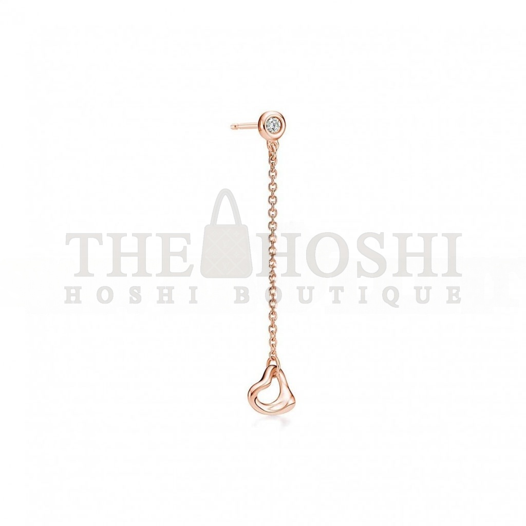 T*f*ny ELSA PERETTI® D1am0ndS BY THE YARD® OPEN HEART EARRINGS 60149891 Master Quality