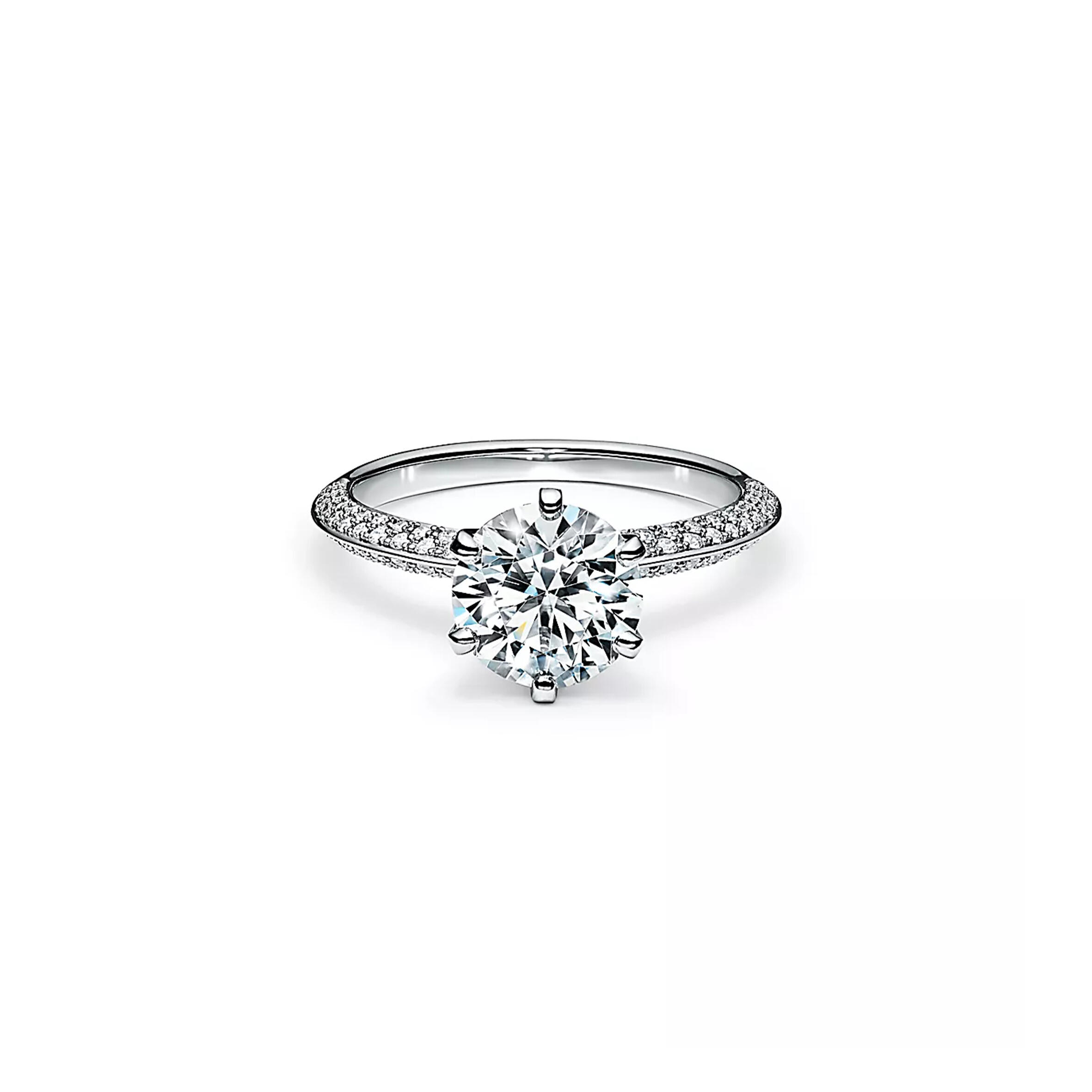 T*f*ny THE T*f*ny® SETTING PAVÉ ENGAGEMENT RING 45718884 Master Quality