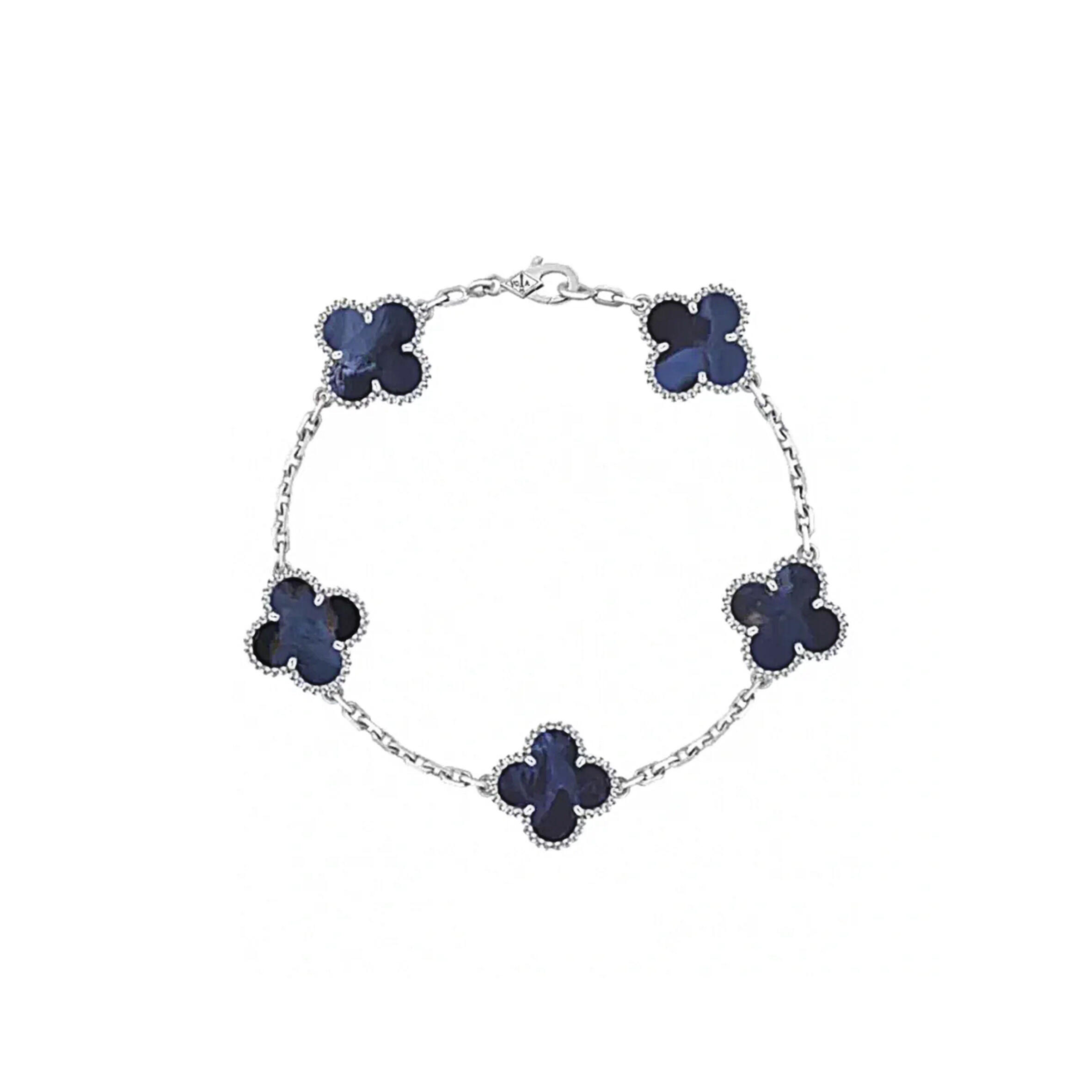 V*n Cl**f ARPELS VINTAGE ALHAMBRA BRACELET, 5 MOTIFS VCARP7S400 Master Quality