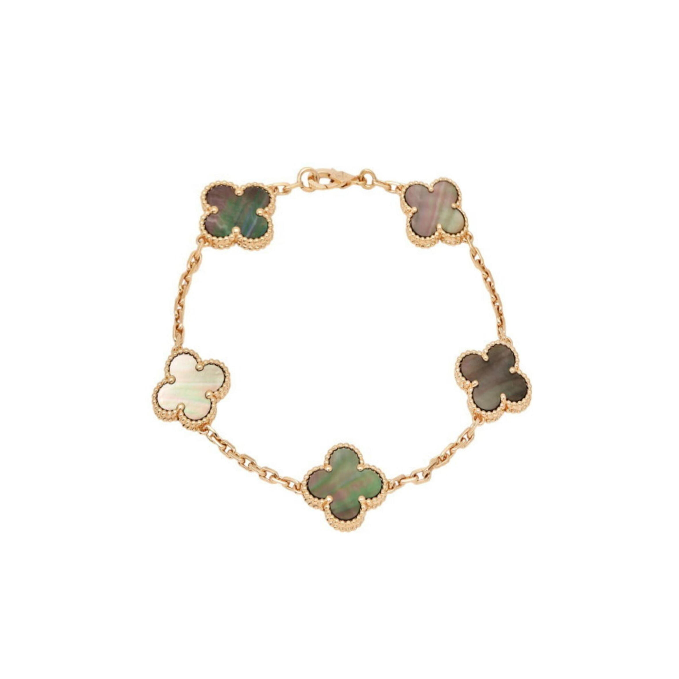 V*n Cl**f ALHAMBRA 5 MOTIFS CHARM BRACELET JC2193523 Master Quality