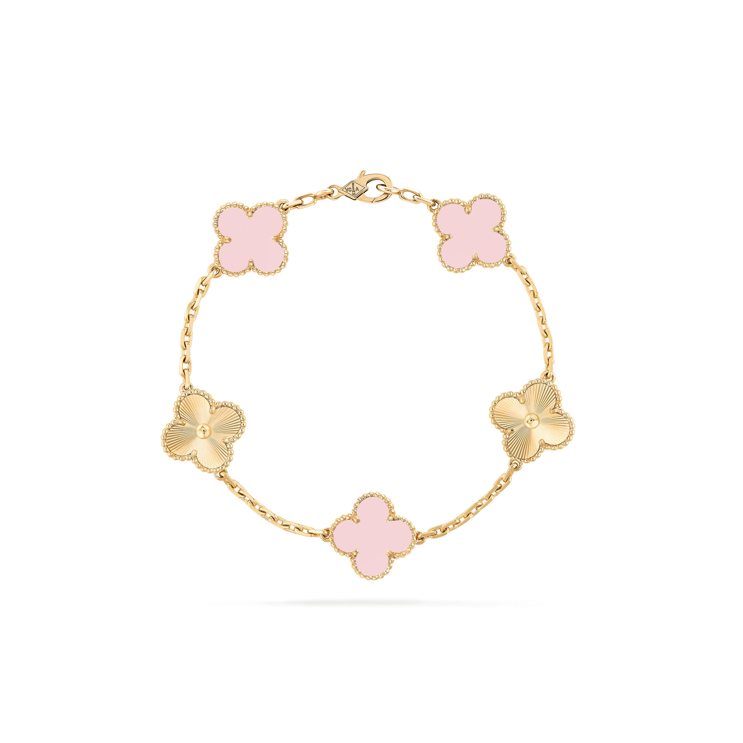 V*n Cl**f ARPELS VINTAGE ALHAMBRA BRACELET GOLD 610027 Master Quality