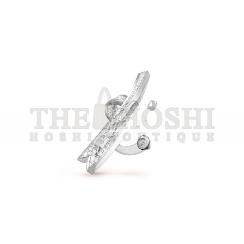 V*n Cl**f ARPELS CONTES D’HIVER EARRINGS - WHITE GOLD, D1am0nd  VCARP3J400 Master Quality