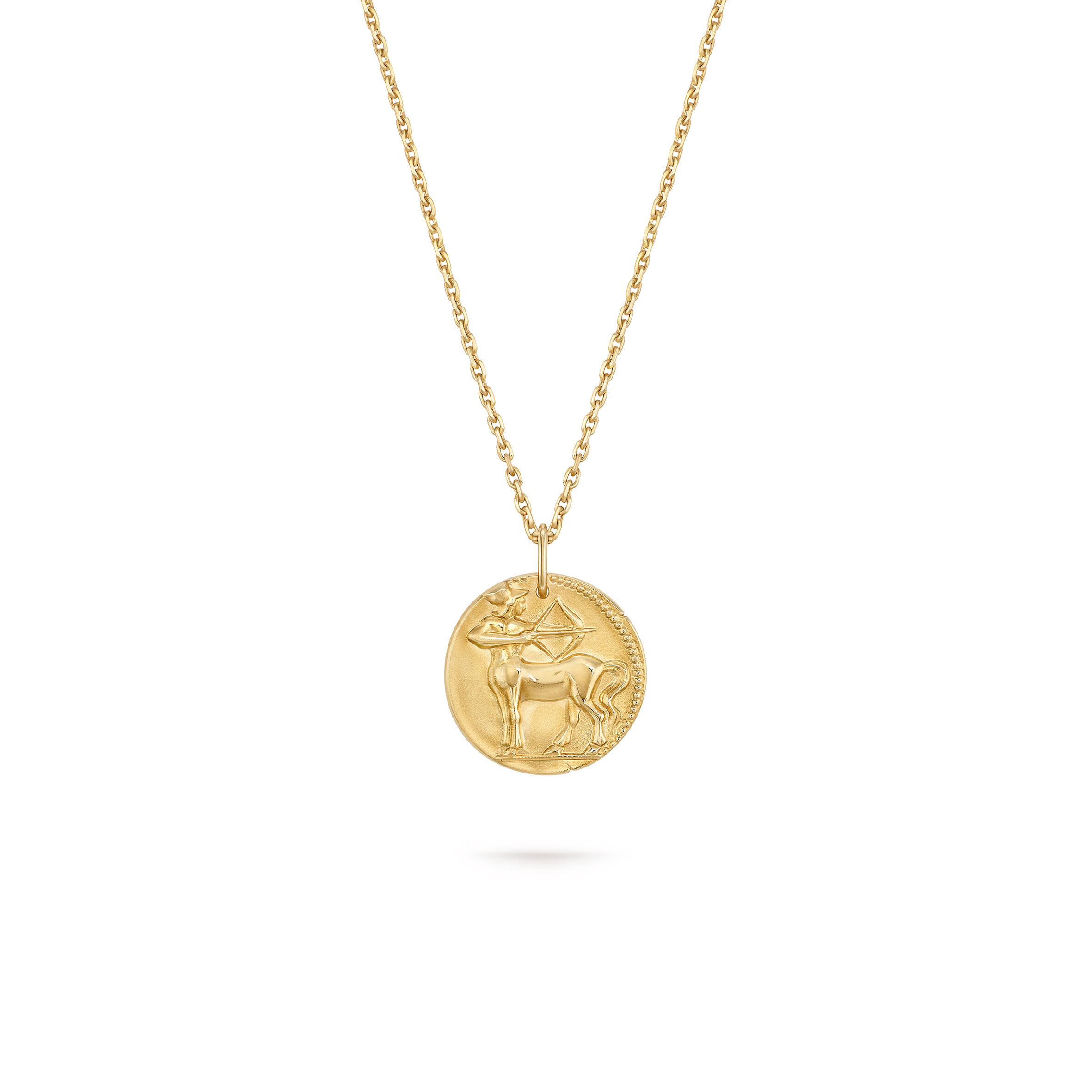 V*n Cl**f ARPELS ZODIAQUE MEDAL SAGITTARII (SAGITTARIUS) - YELLOW GOLD  VCARP7SP00 Master Quality