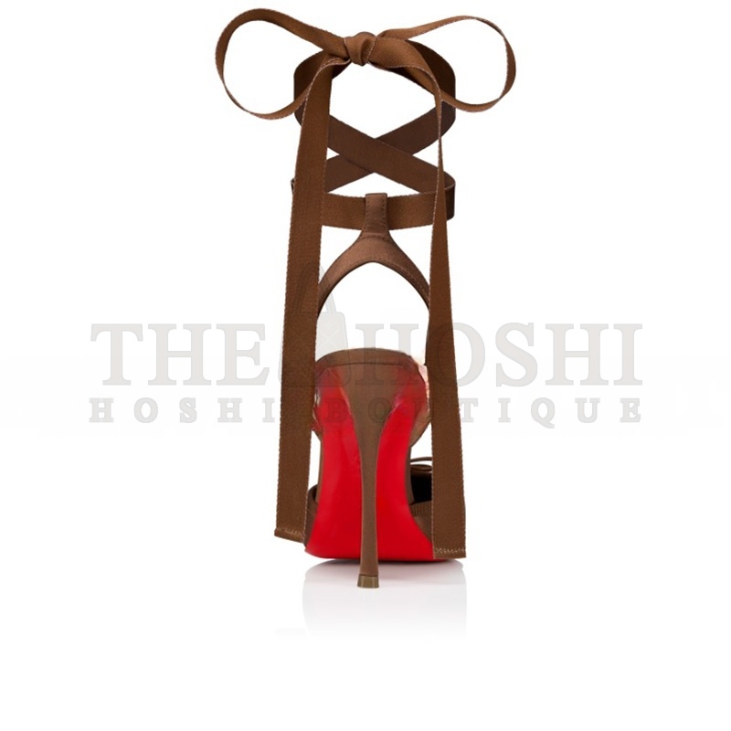 Chr1st1an LOUBOUTIN CASSIA LACE UP100 MM STRAPPY PUMPS 1250498N248 Master Quality