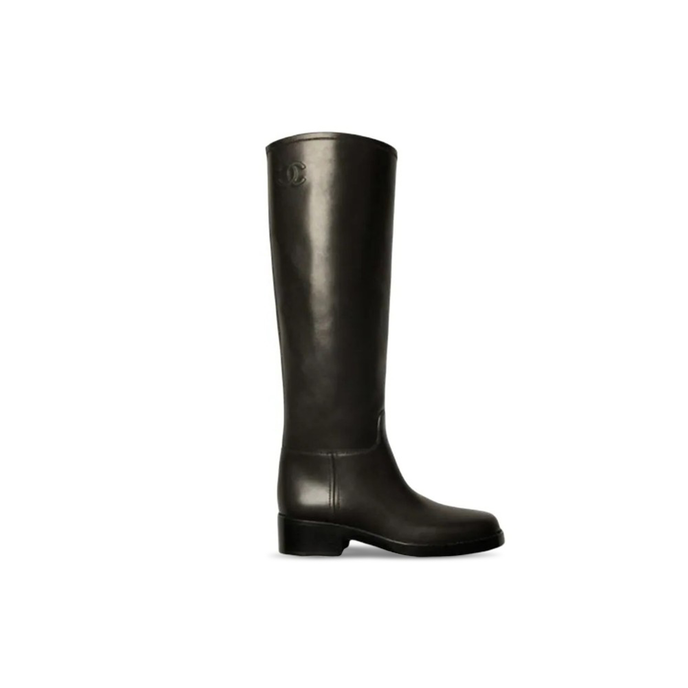 Ch**el HIGH BOOTS CALFSKIN BLACK G39212 X56669 94305 Master Quality