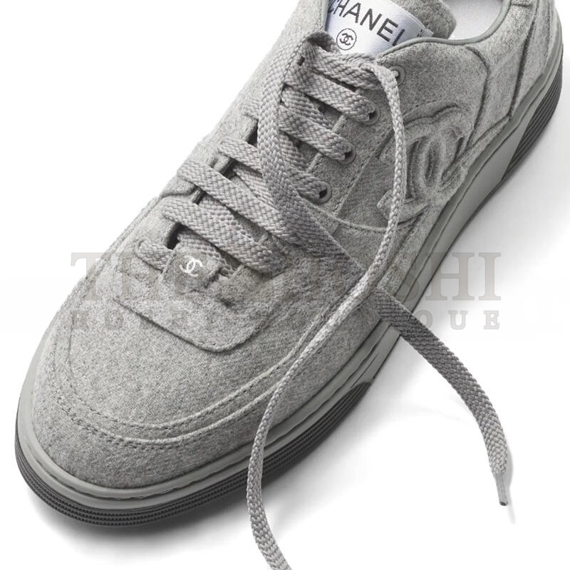 Ch**el INTERLOCKING CC LOGO SNEAKERS G46011 Master Quality