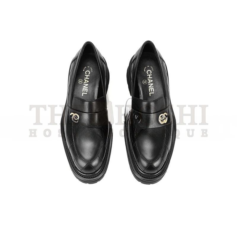 Ch**el WOMEN’S LOAFERS BLACK G45074 Master Quality