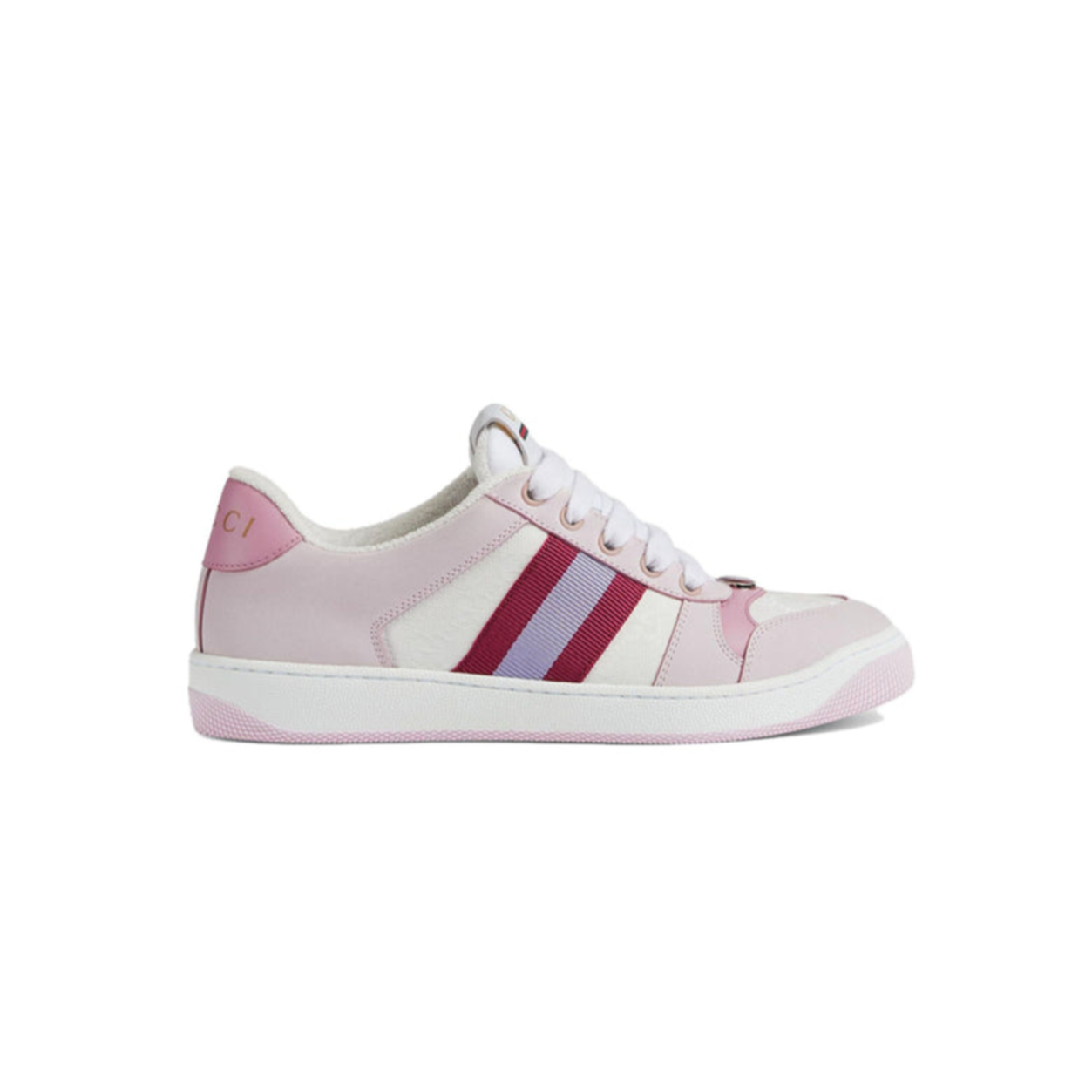 Gvc*1 SCREENER LOW-TOP SNEAKERS 'WHITE PINK' 677423 Master Quality