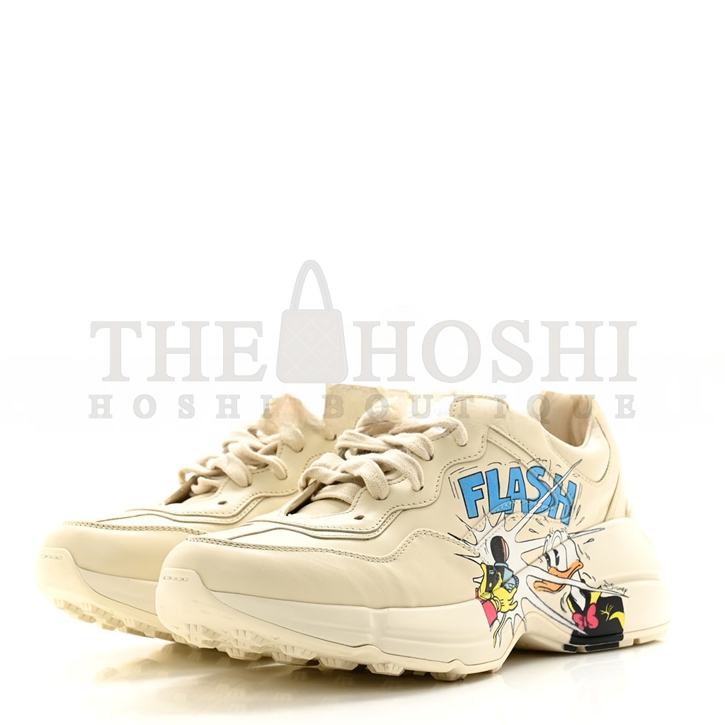 Gvc*1 X DISNEY CALFSKIN DONALD DUCK RHYTON SNEAKERS 646509 Master Quality