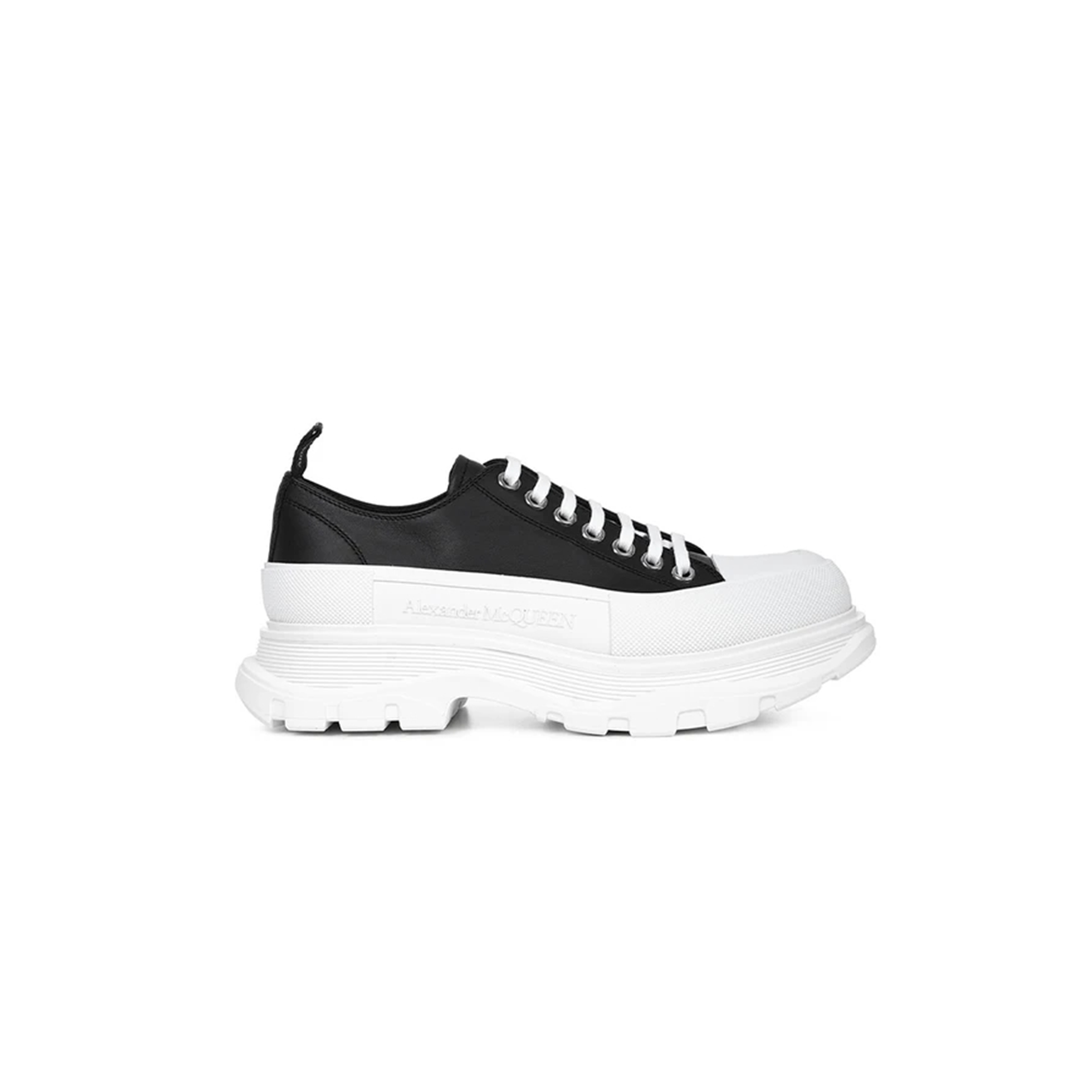 A1exa*der Mcqv*en TREAD SLICK LEATHER CHUNKY LOW TOP SNEAKERS 627225WHZ621071 Master Quality