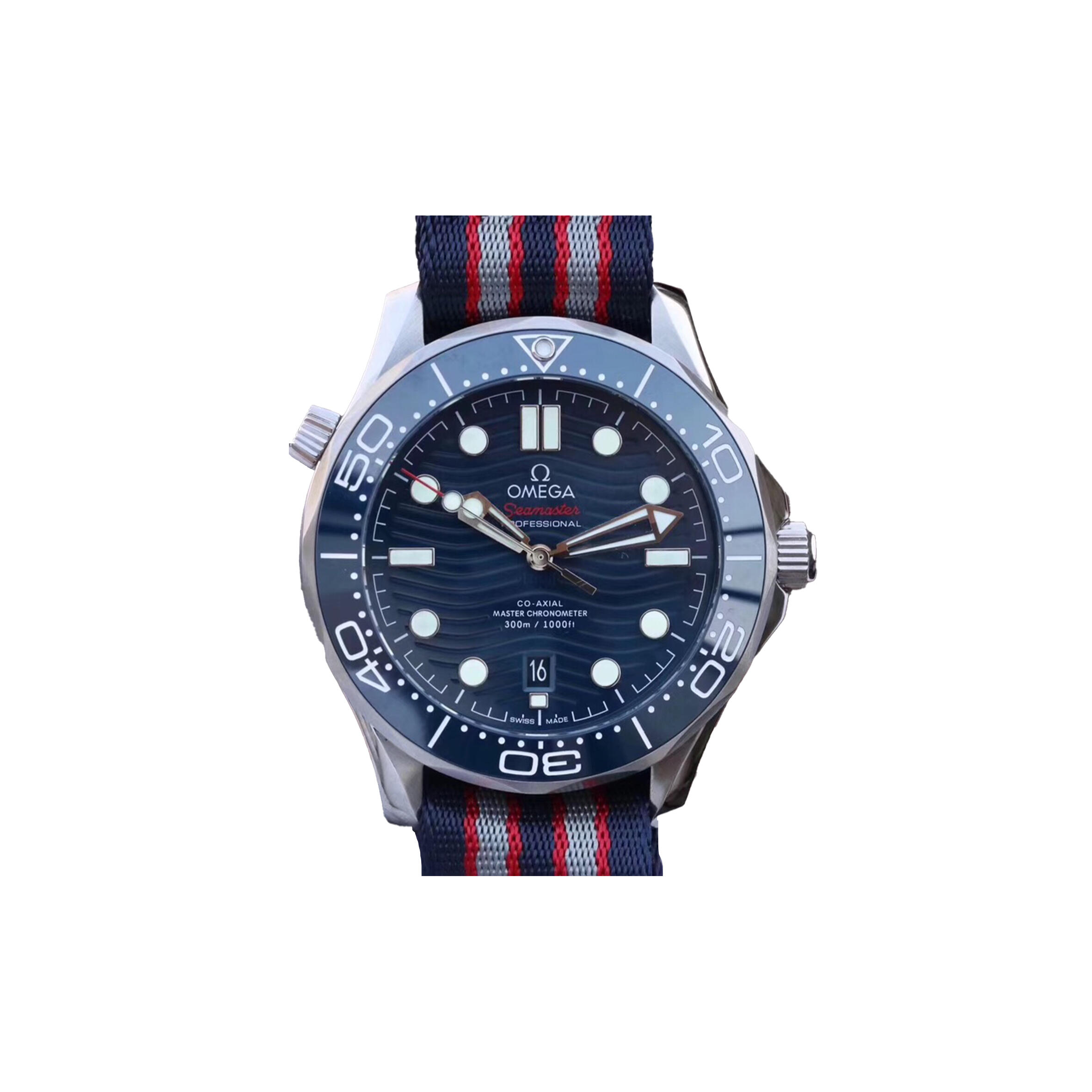 0me*ga SEAMASTER SEAMASTER PLANET OCEAN 300M 50MM WATCH 210.30.42.20.02.001 Master Quality