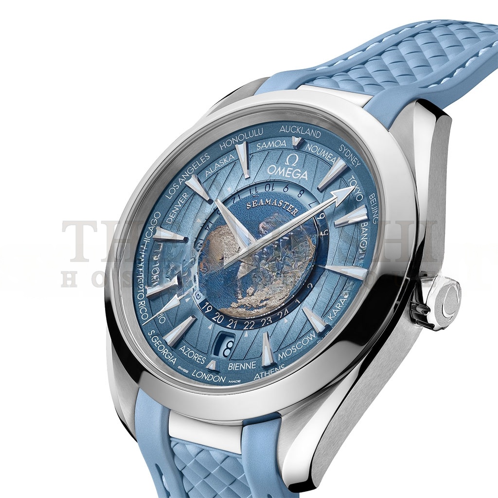 0me*ga SEAMASTER AQUA TERRA AUTOMATIC BLUE DIAL 43MM WATCH 220.12.43.22.03.002 Master Quality