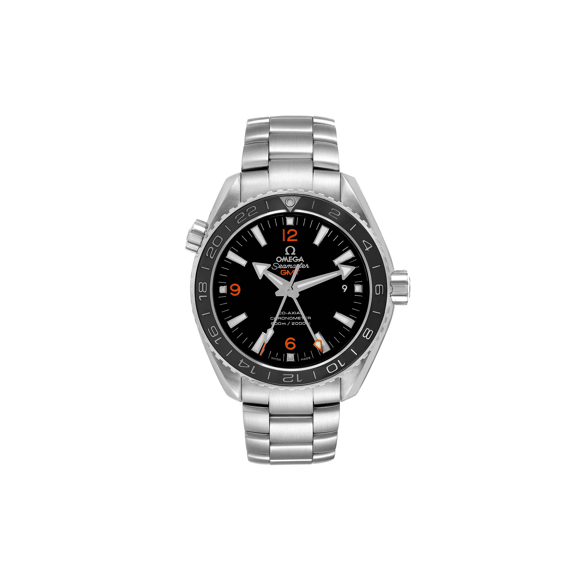 0me*ga SEAMASTER PLANET OCEAN GMT 600M 44MM WATCH 232.30.44.22.01.002 Master Quality