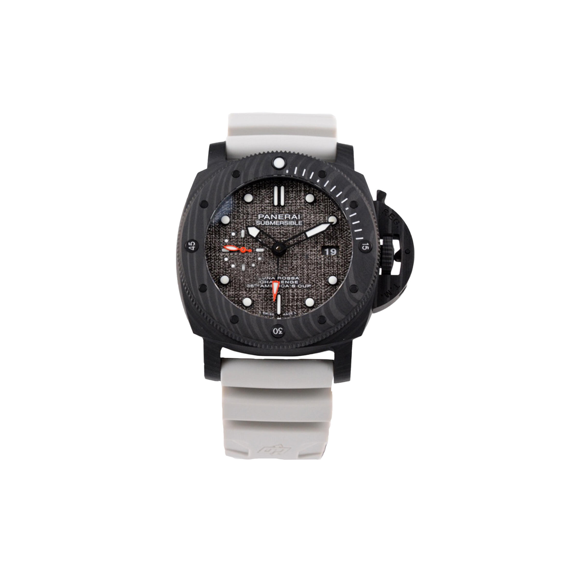 Pa*e*a1 SUBMERSIBLE LUNA ROSSA 47MM WATCH PAM01039 Master Quality