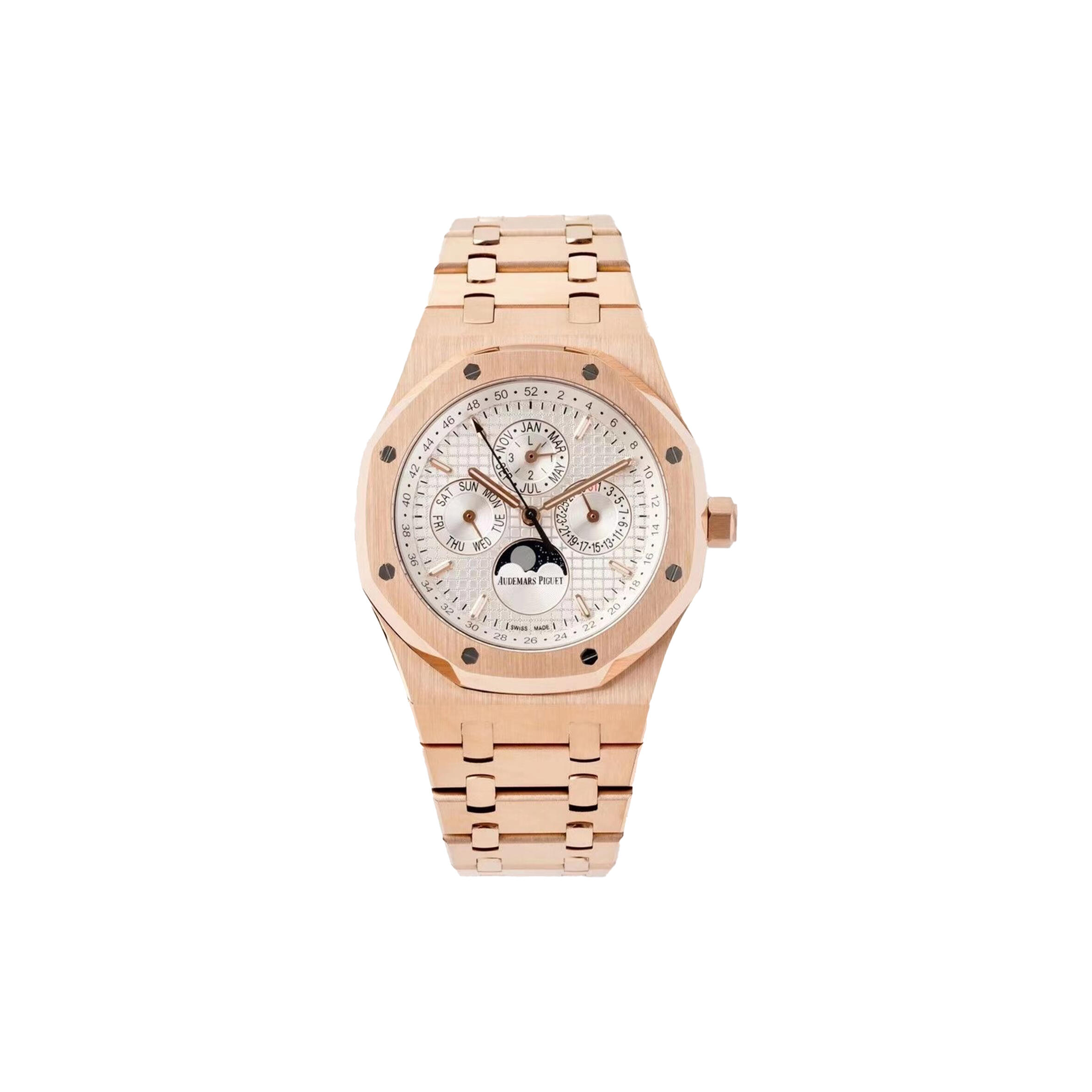 AUDEMARS P1g*et ROYAL OAK PERPETUAL CALENDAR 41MM WATCH 26574OR.OO.1220OR.01 Master Quality